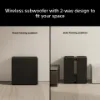 Sony SASW9.CEJ BRAVIA Theatre Sub 9 Wireless 600W Subwoofer - Black_design