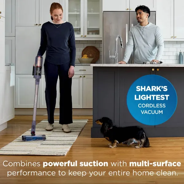 Shark BU3621UKT Cordless Stick Vacuum Cleaner - 40 Minutes Run Time - Glacier Blue_light