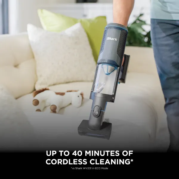 Shark BH102UK PowerBoost Pet Handheld Vacuum - 40 Minutes Run Time - Charcoal with Blue_in use 2