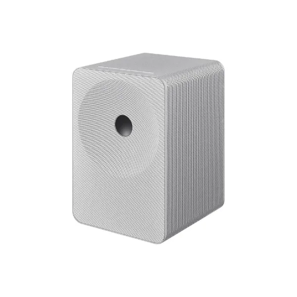 Samsung HW-LS71H/XU Multi-Directional Music Studio 7 WiFi-Bluetooth Wireless Speaker - White_angled view