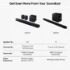 Samsung HW-Q990H/XU 11.1.4ch Q-Series Soundbar with Subwoofer & Rear Speaker - Titan Black_description