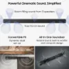 Samsung HW-QS90H/XU 7.1.2ch Q-Series Soundbar with Subwoofer - Graphite Black_sound