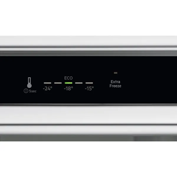 AEG NAB7N181EC 7000 No Frost Integrated Tall Freezer_Touch Control Panel Detail
