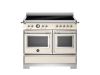 Bertazzoni HER105I2EAVT2 Heritage 100cm Double Induction Range Cooker in Ivory