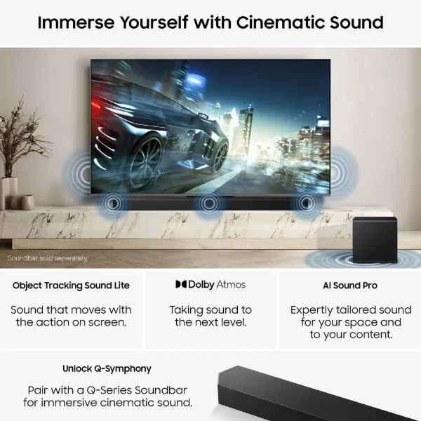 Samsung QE50QN80HAUXXU 50" 4K Neo QLED Vision AI Smart TV_sound