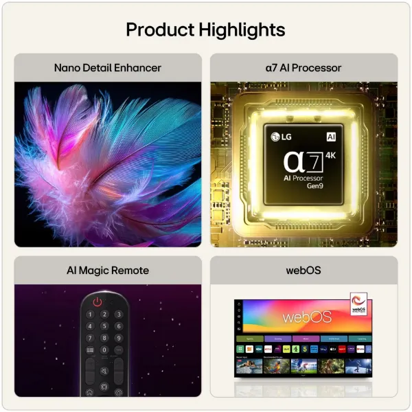 LG 43NU900B6LA.AEK 43" 4K UHD NANO AI Smart TV_product highlights