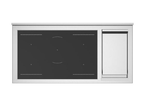 Bertazzoni HER125I2ENET2 Heritage 120cm Double Induction Top and Griddle Range Cooker in Black
