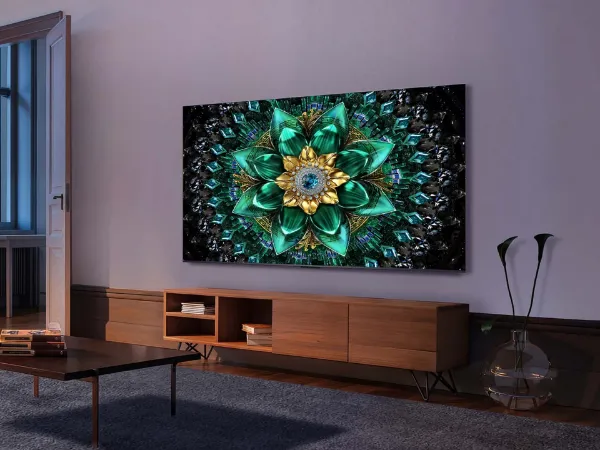 TCL 50Q6C-UK 50" 4K Ultra HD QD-MINI LED Google TV _room view