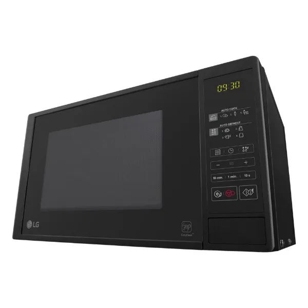 LG MS2042D 20 Litres Microwave - Black_angled view 3