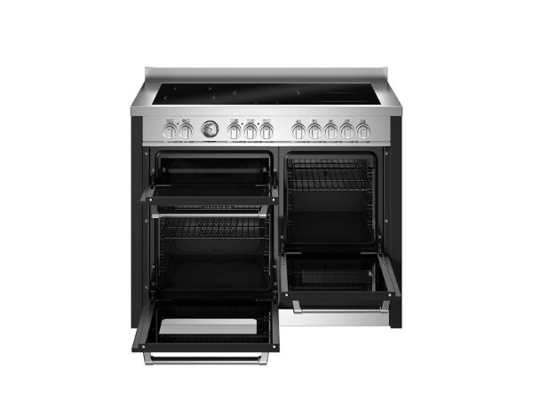 Bertazzoni MAS115I3ENEC2 Master 110cm Triple Induction Range Cooker in Black