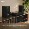 Sony PSLX5BT.CEK Wireless Bluetooth Turntable with Auto Playback - Premium cartridge & Stylus - Pure Black_room view 3