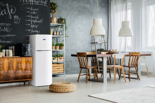 FF115EW Top Mount Fridge Freezer – White_setup
