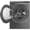 Haier HW10GBD14979SUUK Washing Machine, 10kg, 1400 Spin, Grey, A Rated_open