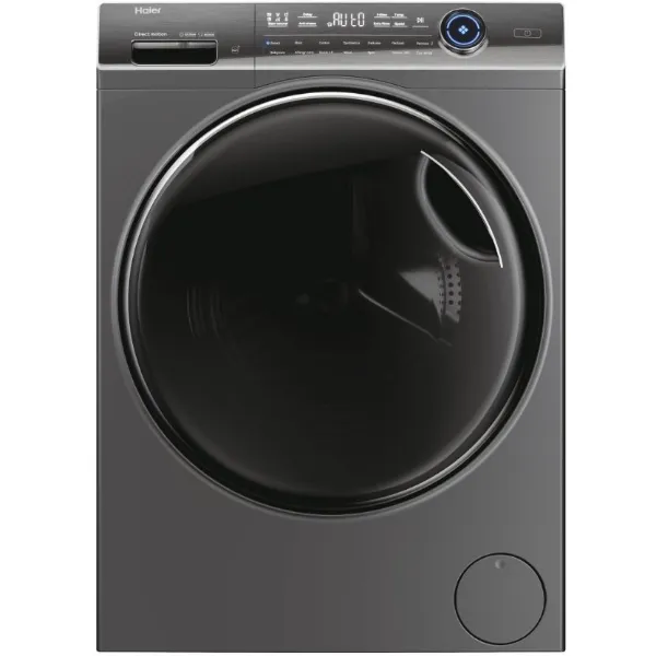 Haier HW10GBD14979SUUK Washing Machine, 10kg, 1400 Spin, Grey, A Rated_main
