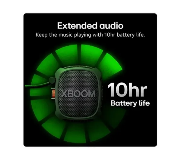 LG XG2TBK.CEUSLLK Go XG2 Portable Bluetooth Speaker - Black_audio