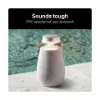 LG XO2TBE.CEUSLLK Xboom 360 Bluetooth Speaker - Beige_splashproof and dustproof