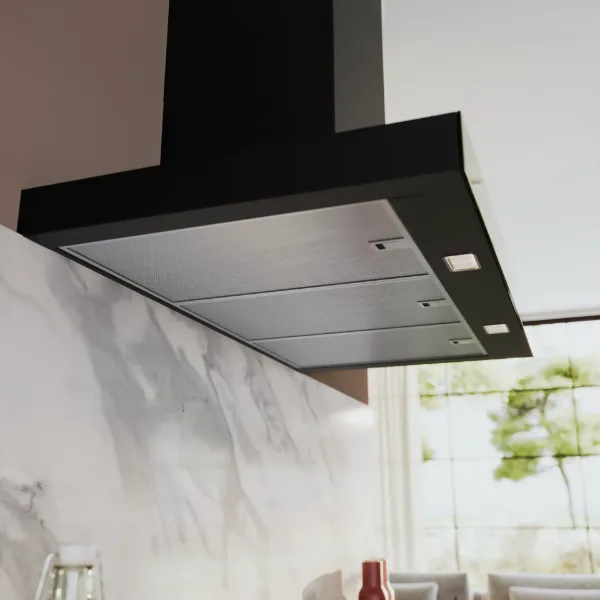 Neff D97BDN2S0B Wall-Mounted Cooker Hood in Matt Black 