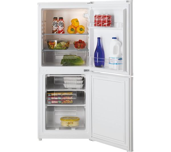 Hoover HOCH1S513EWK-1 Low Frost Fridge Freezer, 50/50, White, E Rated_open