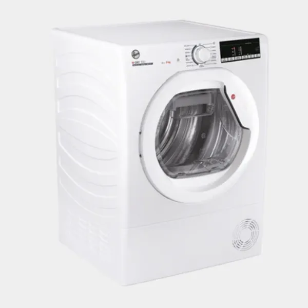 Hoover HLE H9A3TE-80/N H-Dry 300 (Heat Pump) Tumble Dryer - White - 9kg_side