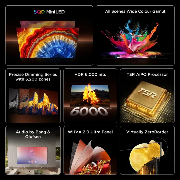 TCL 85C8L-UK 85" 4K Ultra HD QD-Mini LED Google TV_features