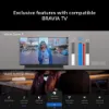 Sony HTA7100KIT.CEK BRAVIA Theatre Bar 7 + S 5.1.2ch Dolby Atmos Soundbar with SASW7 100W Subwoofer - Black_BRAVIA TV