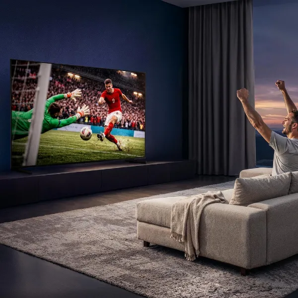 Samsung MRE85R85HAUXXU 85" 4K Micro RGB Vision AI Smart TV_room view