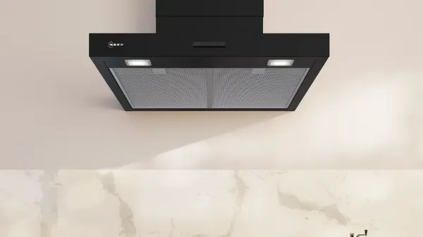 Neff D65BCC2S0B Wall-mounted Cooker Hood in Matt Black 