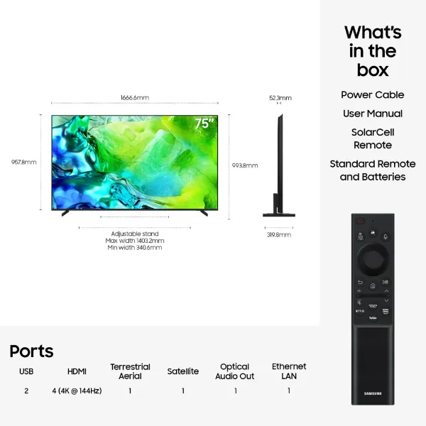 Samsung QE75QN80HAUXXU 75" 4K Neo QLED Vision AI Smart TV_contents