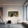 Samsung QE85LS03HWUXXU 85" 4K The Frame Pro Neo QLED 4K Vision AI Smart TV Art Mode & Wall Mount TV_room view