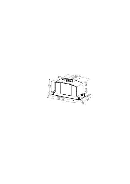 Faber In-Light EV8P A70 70cm White Cooker Hood_dimensions