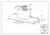 Faber In-Nova Smart Plus A90 90cm Integrated Cooker Hood_dimensions