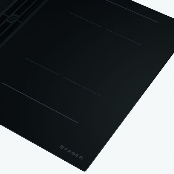 Faber Galileo Phantom A830 Ducted Only Matt Glass Venting Induction Hob_corner