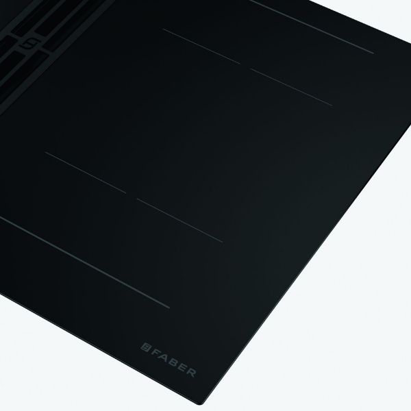 Galileo XL A830 Ducted Only Matt Black Vented Induction Hob_corner