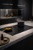 Galileo XL A830 Ducted Only Matt Black Vented Induction Hob_installed