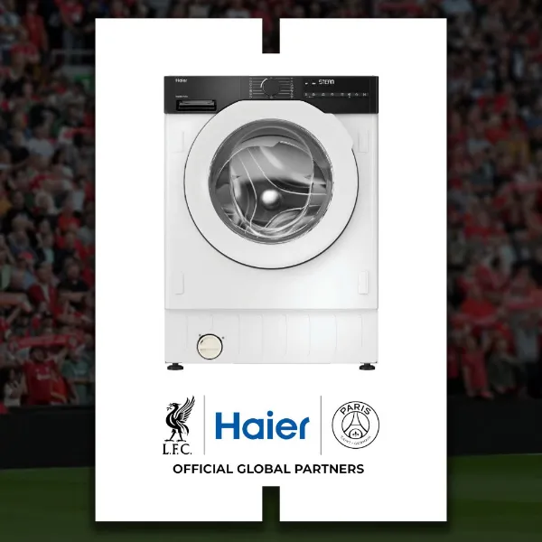 Haier BHA6S69M6D9J-80 Integrated Washing Machine, 9kg, 1600 Spin, White, A Rated_partners