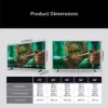 Sony K55S25M2PB.UKA 55" 4K BRAVIA 2 II Direct LED Google TV_dimensions
