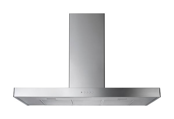 Rangemaster 134750 90cm Flat Cooker Hood in Stainless Steel and Chrome - UHDF90SS/_main