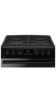 CDA CFD600MB 60cm Dual Fuel Double Oven Cooker in Matte Black_Control Panel Detail