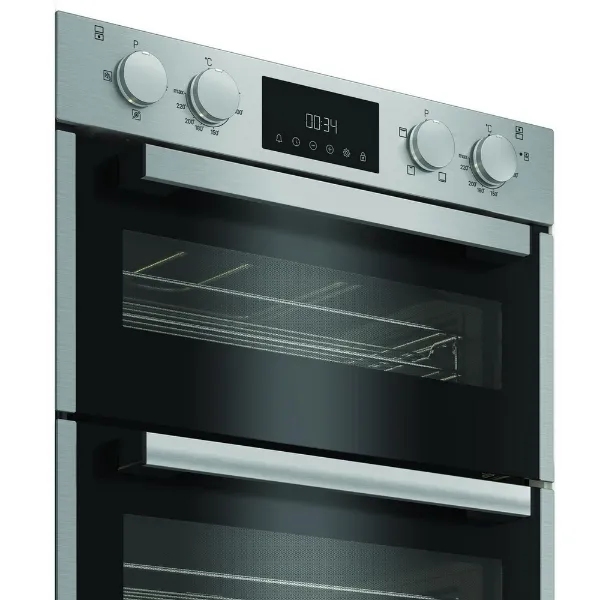 Hotpoint DUH10DIX 59.4cm Built In Electric Double Oven - Stainless Steel