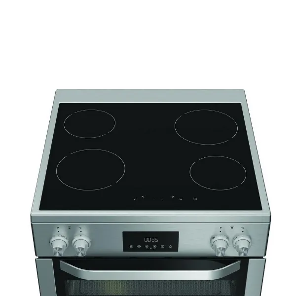 Hotpoint HDME6VDC2AX 60cm Double Oven Electric Cooker with Ceramic Hob - Stainless Steel
