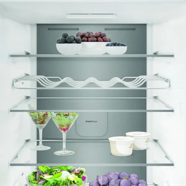 Hotpoint HPK26413XR6UKE 59.5cm 70/30 Fridge Freezer - Black Steel