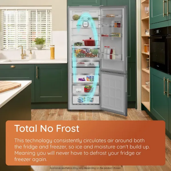 Hotpoint HPKF3241W4UK 54.5cm 50/50 Fridge Freezer - White