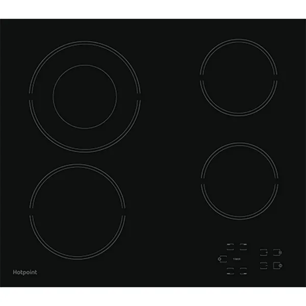 Hotpoint HR612CH 58cm Ceramic Hob - Black