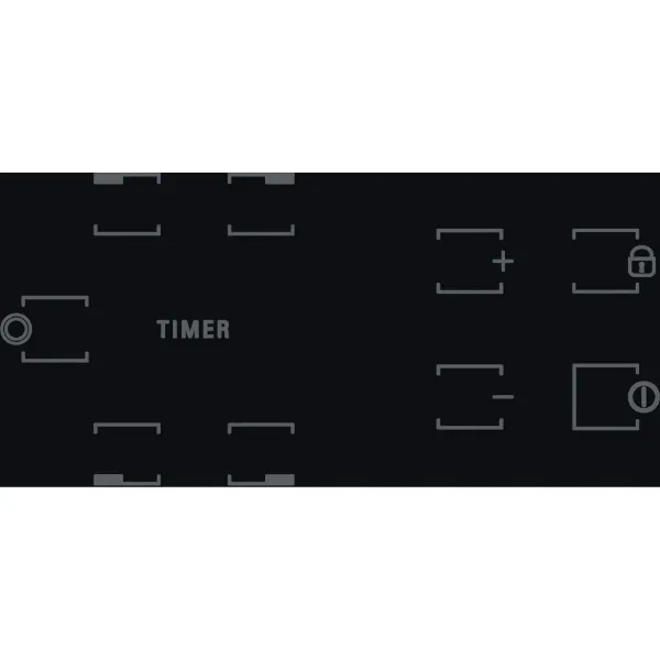 Hotpoint HR612CH 58cm Ceramic Hob - Black