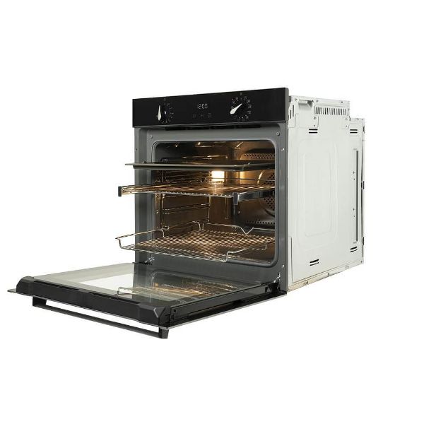 CDA SL300BL/1 Electric Single Oven_Angled View