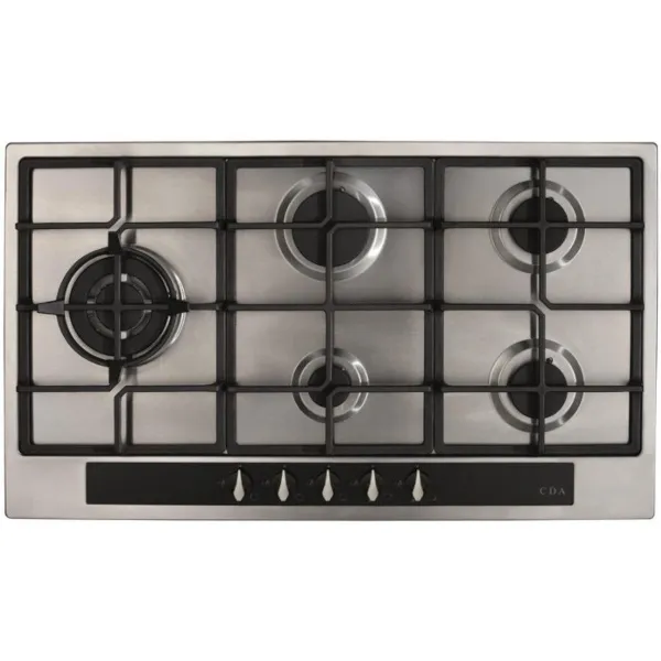 CDA HG9351SS 5 Zone Gas Hob_Top View