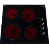 CDA HC6212FR 4 Zone Ceramic Hob_Angled View