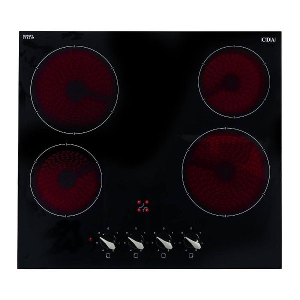 CDA HC6312FR 4 Zone Ceramic Hob_Top View