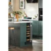 CDA CFWC304SS 30cm Freestanding Undercounter Single Zone Wine Cooler_Installed Kitchen View