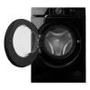 Hoover HGD 48S8C-80 8kg, 1400Spin Ultra Washing Machine - Black_front view